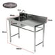 thumbnail image 4 of Lavafondos Acero Inox. 100x60x90 cm. Secador derecho, 4 of 11