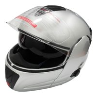 Casco Full Face Bx210 Talla M Silver Bex Certificado Dot Plateado M