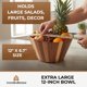 thumbnail image 4 of Ensaladera de Acacia Woodenhouse 30 cm Hecha a Mano 12", 4 of 9