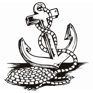 Rienda Libre Graphics - Decomural Rope Anchor Seaside Nautical Ws-17988