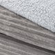 thumbnail image 2 of Cobertor  Reversible Sherpa 1.5 Plaza Cotelón Gris, 2 of 3