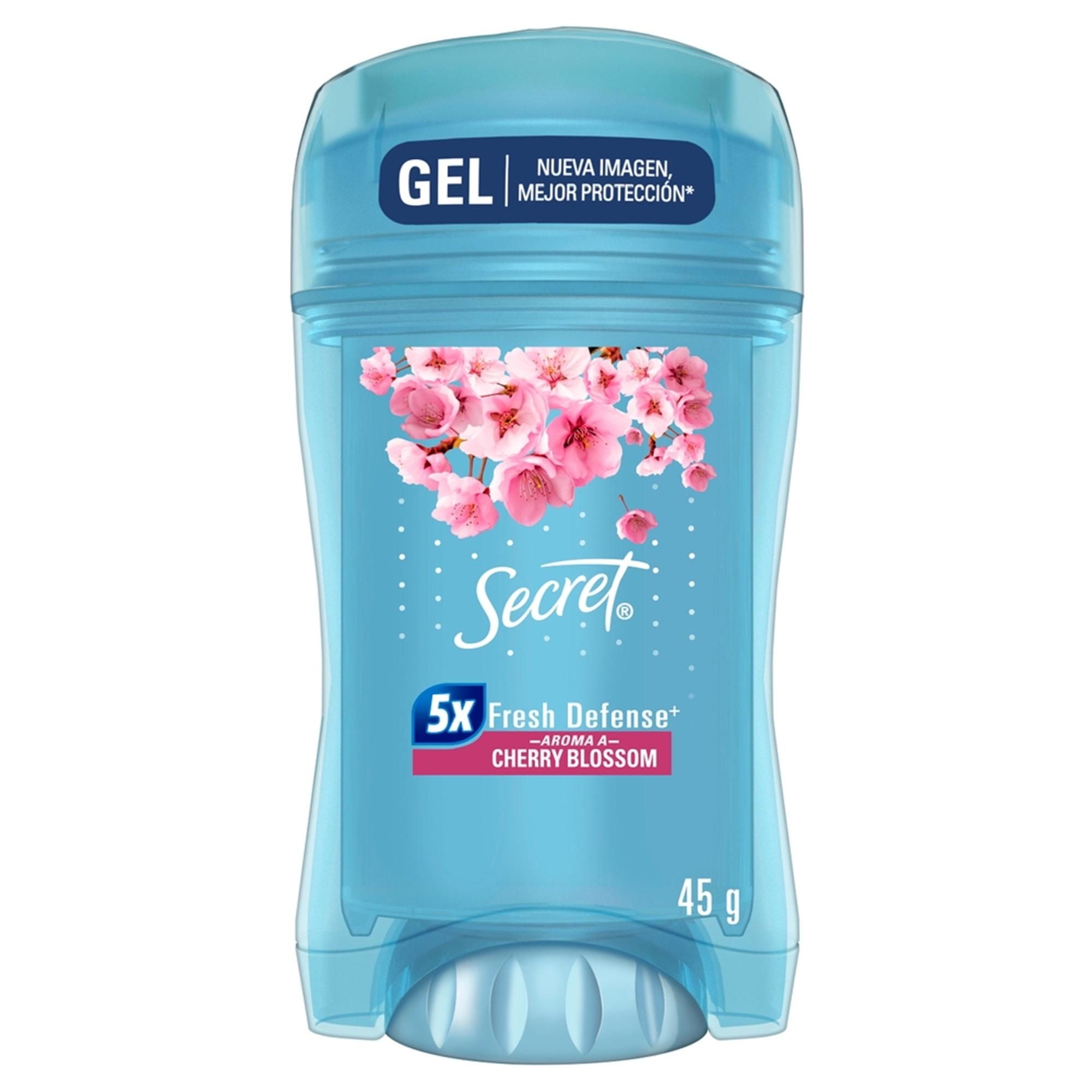 Antitranspirante Gel Invisible Cherry Blossom 45 G 45 g Secret