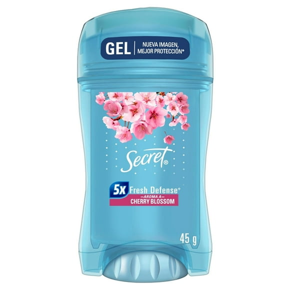 Desodorante Gel Antitranspirante Secret Invisible Cherry Blossom Mujer, 45 g