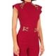 thumbnail image 5 of Mono de Moda con Ojales y Cadena Detallada Fucsia M, 5 of 5