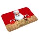 thumbnail image 3 of Mat De Piso Absorbente Flannel Rojo Para Decoración Al Aire Libre Interior Navidad F, 3 of 5