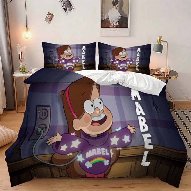 3pcs Maybelle Pajamas Arcade Print Set Soft and Comfortable Bedding Set Suitable for All Seasons Ideal for Home Bedrooms and Guest Rooms
