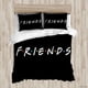 thumbnail image 2 of TV Show Friends Lettering Quilt Duvet Cover Set Bedding Bed Linen3-Piece Bedding Set, 2 of 5
