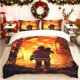 thumbnail image 1 of Firefighter Rescue Printed Duvet Cover Set A Practical Set Made of Soft and Comfortable Material for a Cozy Sleep Experience Suitable for Various Bed Sizes Idea, 1 of 1