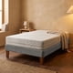 thumbnail image 1 of Cama Europea Zen Best 1.5 Plazas 190 cm Colchon Espuma Con Funda Velvet Gris, 1 of 5