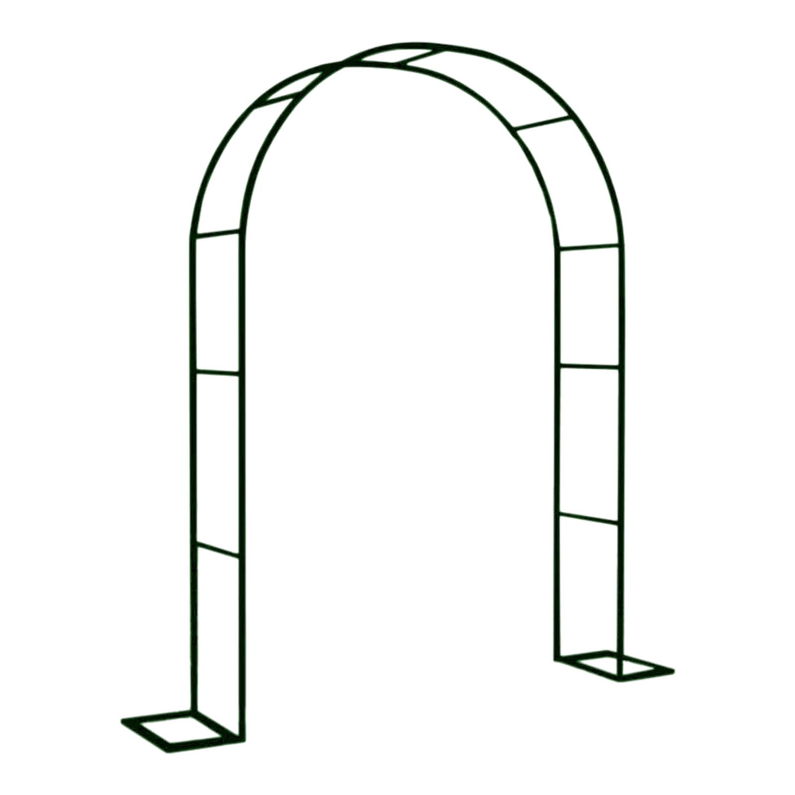 Magideal - Arbor De Jardín Con Arco De Boda, Arco De Jardín, Arco De Jardín De Cenador Tubular Fuerte, Pérgola De Cenador Tubular Al Aire Libre, Para Patio Trase Verde