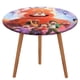 thumbnail image 1 of Red-theme Fitted Round Tablecloths Elastic Edged Table Covers Waterproof Table Cloth for Kitchen Holiday Party Tables Decor 120cm, 1 of 6