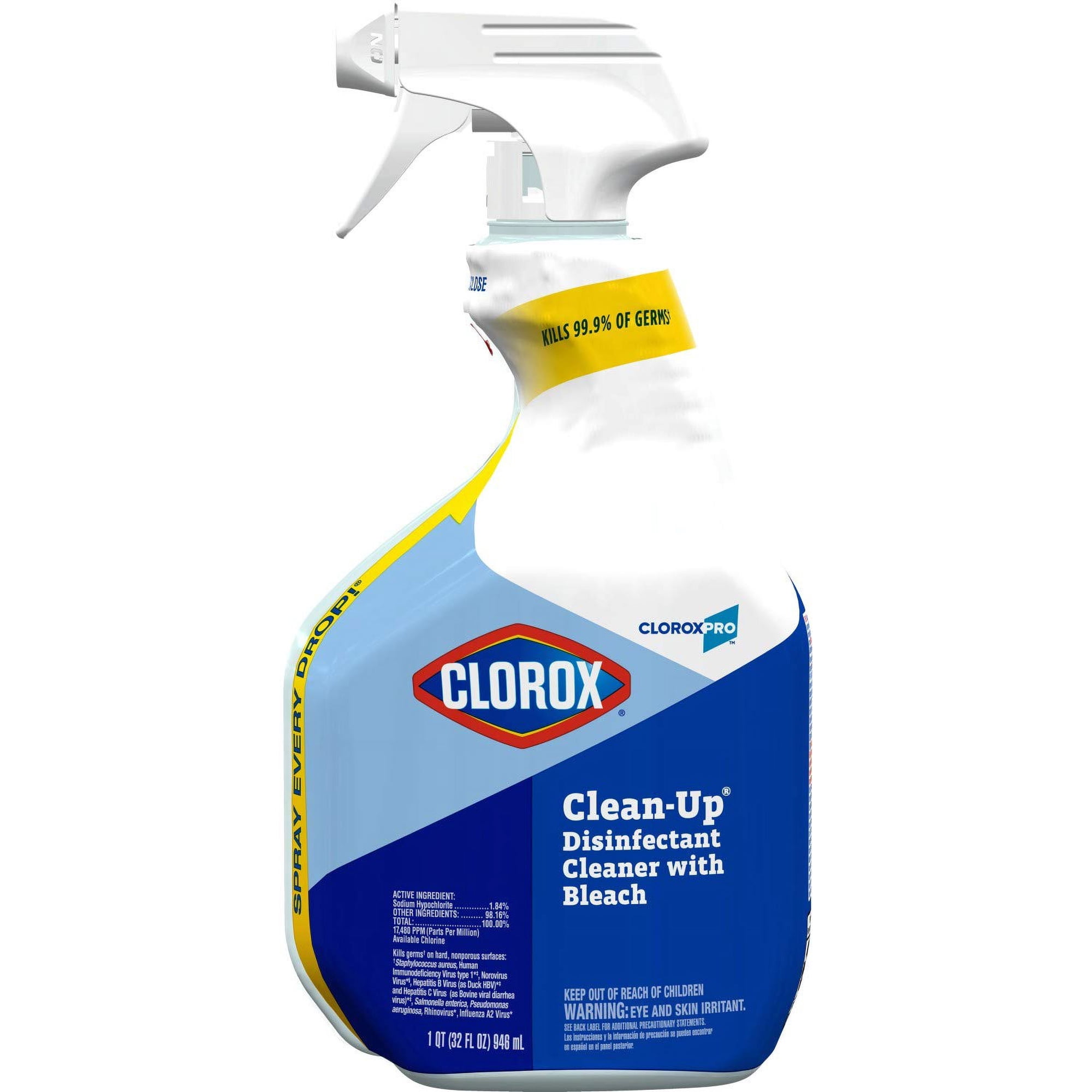 Limpiador Desinfectante Cloroxpro Clorox Clean-up Con Lejía 946 Ml