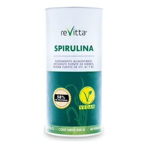 Revitta Wellness - Spirulina En Polvo 300 Grs. Revitta Sabor Natural