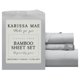 thumbnail image 1 of Juego de sábanas KARISSA MAE Twin de bambú viscosa gris niebla, 1 of 9