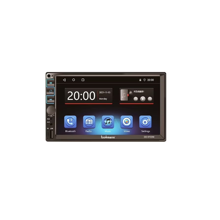 Bowmann - Radio De Auto 2 Din 7" Hd Carplay Inalámbrico