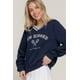 thumbnail image 2 of Sudadera Larga Bordada con Cuello en V y Manga Larga, 2 of 5