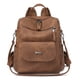 thumbnail image 1 of Large Women Backpack Purse Anti-theft Fashion Casual Lightweight Ladies Travel PU Washed Leather Ladies Rucksack Shoulder Bag, 1 of 3