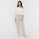 thumbnail image 1 of Jeans Mujer Color 2 Botones Push Up  Beige Corona, 1 of 5