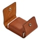 thumbnail image 3 of Funda de cartas Creative Gifts de piel sintética color caramelo, 3 of 5