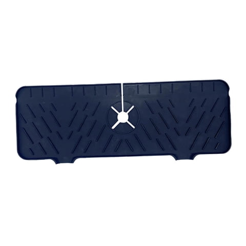 Magideal - Alfombrilla Absorbente De Silicona Para Grifo, De Encimera, Almohadilla De Secado De Agua, Alfombrilla Para Salpicaduras De Fregadero De