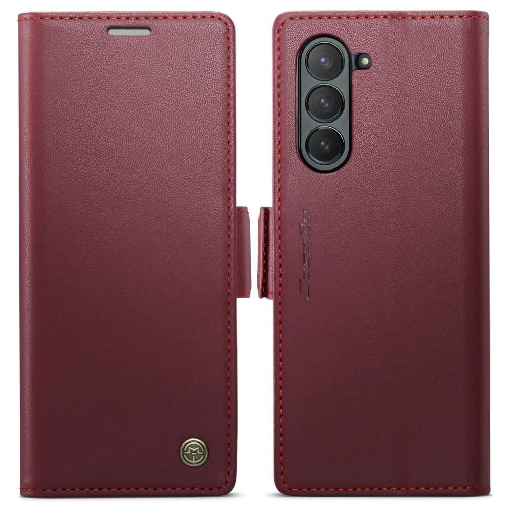 Caseme Tipo Cartera Samsung Galaxy Z Fold 5 5g Con Cierre Magnético, Rfid, Tarjetero, Soporte, Carga Inalámbrica