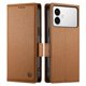 thumbnail image 1 of Funda Cartera Magnética con Tarjetas y Soporte para Samsung Galaxy S26 Edge Marrón, 1 of 6