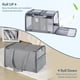 thumbnail image 5 of Transportadora grande y suave para gatos Lawfery, con dos compartimentos y privacidad, 5 of 8