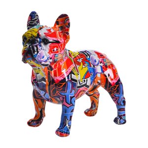 Magideal - Estatua De Francés Para Decoración Del Hogar, Artesanía De Resina, Escultura De Animal, Estatua De Animal Para Mesa, Decoración De Armario , Estilo Un Estilo A