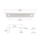 thumbnail image 4 of Tirador para gabinete Richelieu BP98988030 blanco de aluminio de 8 cm, 4 of 9