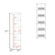 thumbnail image 3 of Estante Home-E M2 5 Niveles Milan Y Blanco, 3 of 3