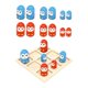 thumbnail image 2 of Juego Tic TAC Toe Regalos únicos Edades 3+ Juego De Damas Interactivo Para Padres E Hijos Pingüino, 2 of 5