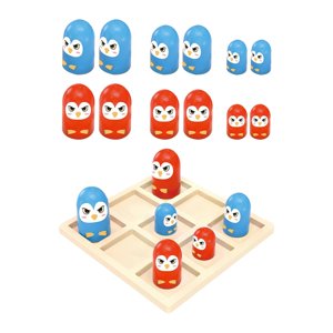 Magideal - Juego Tic Tac Toe, Regalo Único Educativo, Actividad Nocturna, Entretenimiento, Decoración Del Hogar Para Niños, Juguetes Para Interiores Y Exteriores Pingüino