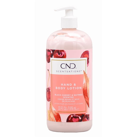 Loción Cnd Scentsations Black Cherry Nuez Moscada 975 Ml