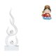 thumbnail image 2 of Estatua Abstracta De Resina Con Forma De Fuego, Figura Moderna De Llama, Escultura Coleccionable, Adorno Para Oficina, Patio, Estantería, Dormitorio, Armario, Regalo, 2 of 5