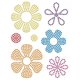 thumbnail image 2 of Set de plantillas magnéticas Rhinestone Genie – Flores 3 mm (10ss), 2 of 5