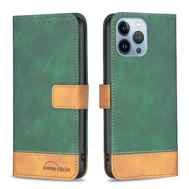 Premium Leather Phone Case With Magnetic Buckle & Card Slot Stand For iPhone 14 Pro Max, 14 Plus, 13 Pro Max, 11 Pro Max, 12 Pro Max, 7, 8, SE 2020, 2022