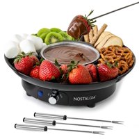 Set De Ollas Eléctricas Para Fondue Nostalgia, 300 Ml, Para Queso Y Chocolate