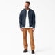 thumbnail image 5 of Sudadera con capucha Dickies de forro polar con cierre completo para hombre, azul marino oscuro, 4X, 5 of 7