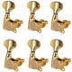 thumbnail image 1 of Clavijas De Afinación Sintonizadores Cabezales Cerrados Para Guitarra Eléctrica Acústica 6R Dorado, 1 of 3