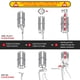 thumbnail image 2 of Soporte para altavoz Sound Bass ERA100, paquete doble blanco de 100 cm, 2 of 9