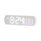 thumbnail image 3 of Reloj De Mesa Pantalla LED Reloj De Pared Digital Para Decoración De Sala De Estudio Junto A La Cama Blanco, 3 of 3