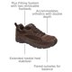 thumbnail image 2 of Zapato de caminar Drew 40893 4W US marrón apto para diabéticos, 2 of 2