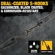 thumbnail image 5 of Cintas de Goma para Lona DEWALT DXBC3001041-40 Negro/Amarillo 41", Paquete de 40, 5 of 9