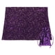 thumbnail image 4 of Pa?o De Mesa De Tarot Cubierta De Mesa Cuadrada Cartas De Tarot Bolsas Con Cordón Accesorios Morado, 4 of 5
