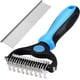thumbnail image 1 of Herramienta de aseo para mascotas: peine y cepillos de doble cara para quitar el pelo suelto y desenredar el subpelo de perros y gatos. Rastrillo y cepillos para mascotas pequeñas, medianas y grandes,, 1 of 7
