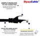 thumbnail image 3 of Cable Ethernet DynaCable Cat6 3 m 10 Gbps Negro, 3 of 7