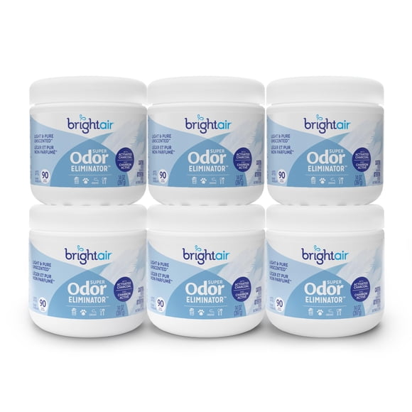 Eliminador de Olores Bright Air 397 g Pack de 6 Sin Fragancia