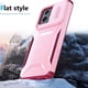 thumbnail image 2 of Funda Resistente para Motorola Moto G 4G 2023 con Tapa Deslizante y Protección Militar Rosa, 2 of 6