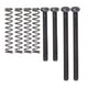 thumbnail image 3 of 1 juego de tornillos de contrafuerte de puente de bajos eléctricos + resortes negro, 3 of 3