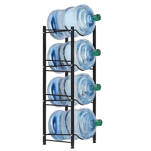 Estante Para Jarras De Agua De Acero Con 4 Niveles 34 X 33 X 104 Cm